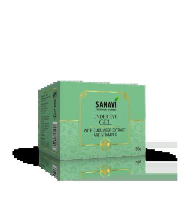 Sanavi Ayurveda Skin gel around the eyes cucumber and vitamin C 50 g - Buy Online on GoSupps.com