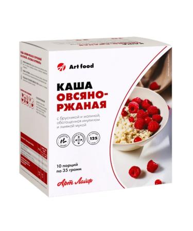 Art Life Oatmeal porridge with lingonberries and raspberries 10 packs