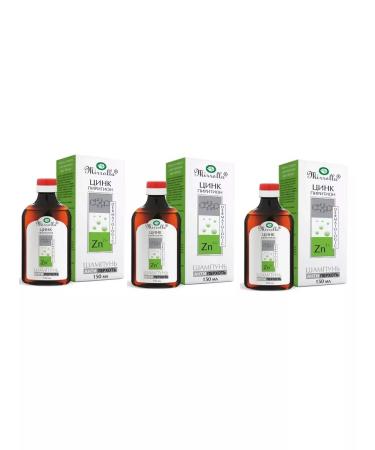mirrolla Shampoo against dandruff with zinc pyricon 150 ml -3pcs