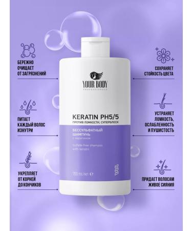 YOUR BODY Professionals Hair shampoo and balm restoring set - Buy Online on GoSupps.com