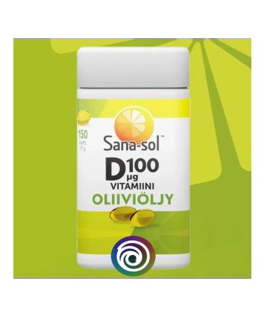 Sana-Sol D100 olive oil 4000 ME 150 pcs