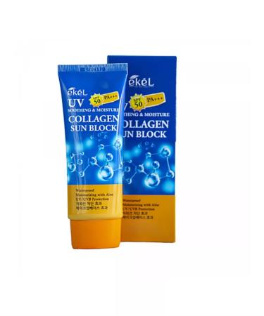 EKEL Sunny cream with collagen SPF 50+ PA +++ - Buy Online on GoSupps.com