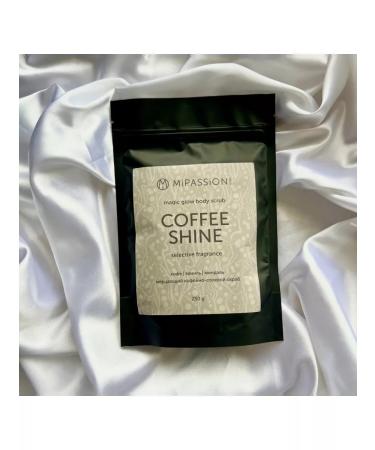 MiPASSiON Flickering body scrub "Coffee Shine" Magical Glow