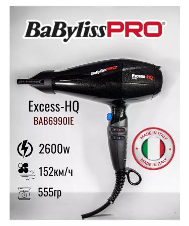 BaByliss PRO Professional hairdryer Excess-HQ BAB6990IE