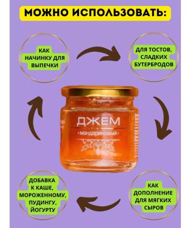 Gorodeya Sugar Refinery Natural tangerine jam 400 g - Buy Online on GoSupps.com