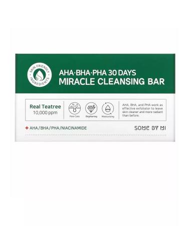 Some by mi Cleaning soap AHA-BHA-PHA 30 Days 160 g - Buy Online on GoSupps.com