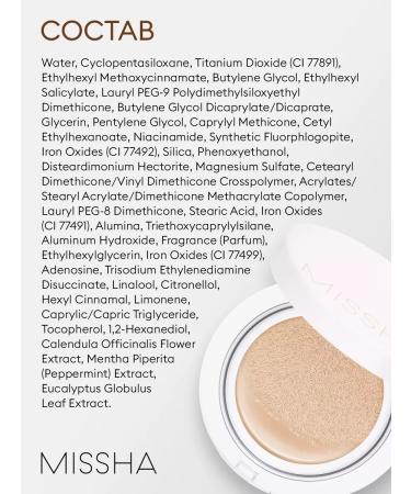 MISSHA Tonal Kushon Magic Cushion Cover Lasting. Tone 21 15 g - Buy Online on GoSupps.com