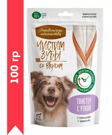 Country delicacies Bulfacies of large breeds Twister with a duck 100 g