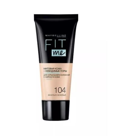 Maybelline New York Fit me tonal cream matting hiding pores 104