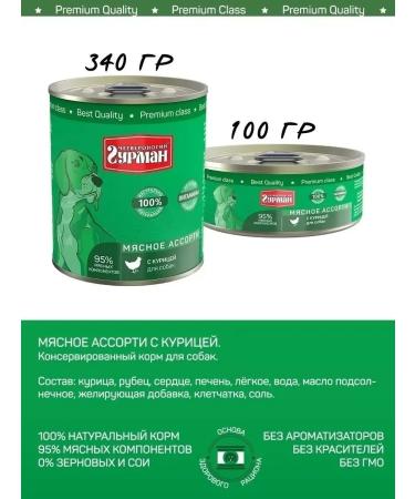 Wet food Dog food for moist meat assorted chicken 100 g 24 pcs - Buy Online on GoSupps.com