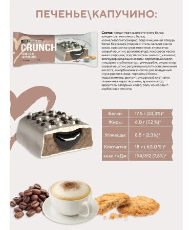 Sports bars Crunch protein bars (16pcs60g) Assorted without sugar - Buy Online on GoSupps.com