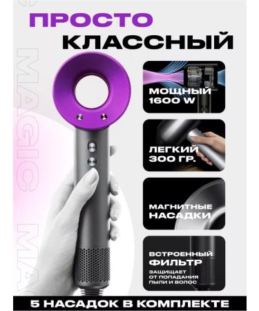 Fan Feng for a professional hair with 5 nozzles and ionization