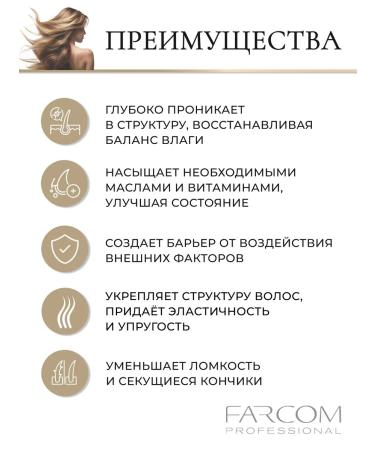 Farcom Seri Moist Core Muscular Hair Mask 300 ml - Buy Online on GoSupps.com