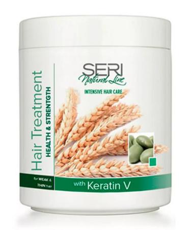 FARCOM Seri Natural Line Keratin hair mask with keratin 1000ml - Buy Online on GoSupps.com