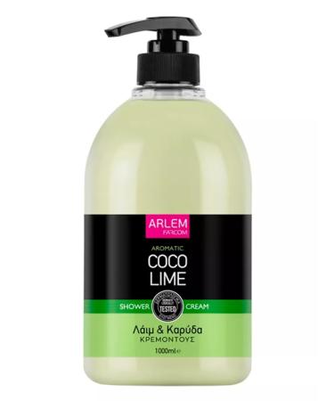 Farcom Arlem Coco Lime Cream - shower gel 1000 ml - Buy Online on GoSupps.com
