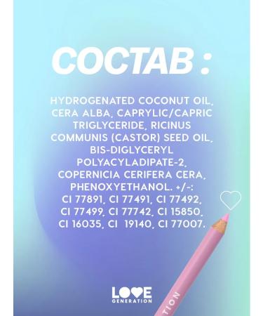 Love Generation Eye pencil tone 09 cold pink 1.2 g - Buy Online on GoSupps.com