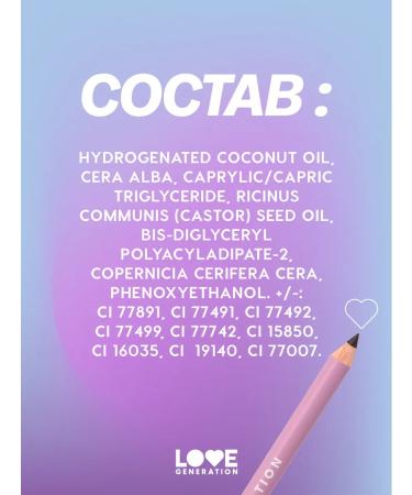 Love Generation Eye pencil tone 02 brown 1.2 g - Buy Online on GoSupps.com