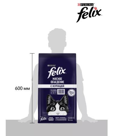 FELIX Dry food for cats chicken 10kg - Buy Online on GoSupps.com