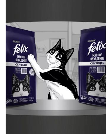 FELIX Dry food for cats chicken 10kg - Buy Online on GoSupps.com