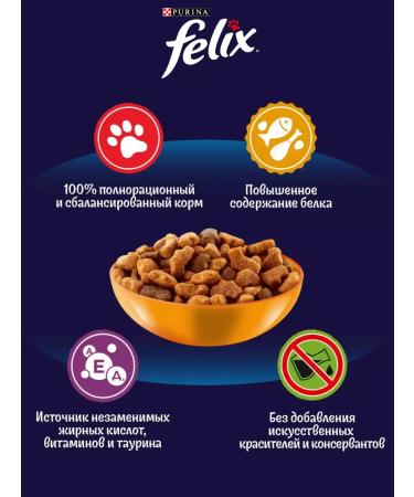 FELIX Dry food for cats chicken 10kg - Buy Online on GoSupps.com