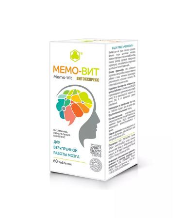 Parapharm Memo-Vit 60 tab. For brain health and good memory - Buy Online on GoSupps.com
