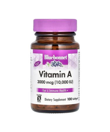 Bluebonnet Nutrition BlueBonnet vitamin A 3000 mkg 100 cap. - Buy Online on GoSupps.com