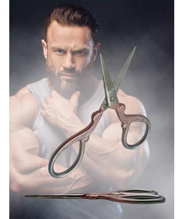 VZ Scissors for decorating a beard and mustache - Buy Online on GoSupps.com