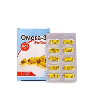 RealCaps Omega-3 capsules 1000 mg 30 capsules