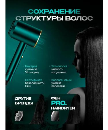 Fan Hair hair dryer with nozzles styler - Buy Online on GoSupps.com