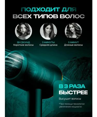 Fan Hair hair dryer with nozzles styler - Buy Online on GoSupps.com