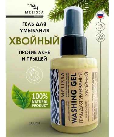 Cleaning gel for washing coniferous