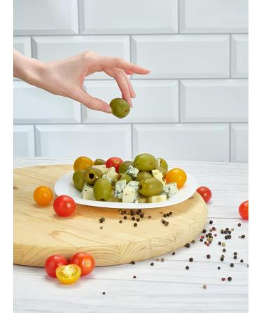 CALYPSO Greens olives without a bone giant Chalkidics 4300 ml - Buy Online on GoSupps.com