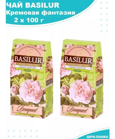 Basilur Tea green leaf cream fantasy 2 x 100g