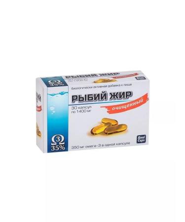 Fish oil peeled capsules 1400 mg (realcaps) 30 pcs