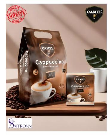 Camel CAPPUCCINO coffee cappuccino C shock. granula 25g x 20pcs - Buy Online on GoSupps.com
