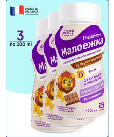 Pediasure Little -ears with the taste of chocolate from 1 year 3 to 200ml