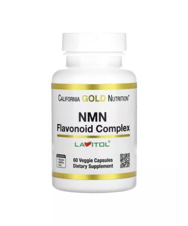 California Gold Nutrition NMN a complex with flavonoids 60 plant capsules