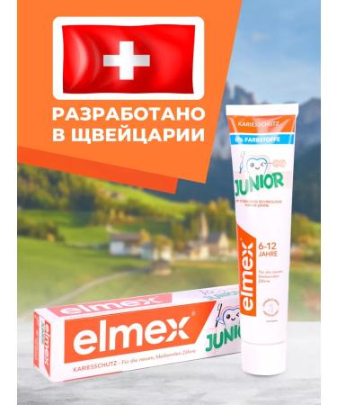 Elmex Toothpaste children's protection against caries 6-12 years old - Buy Online on GoSupps.com