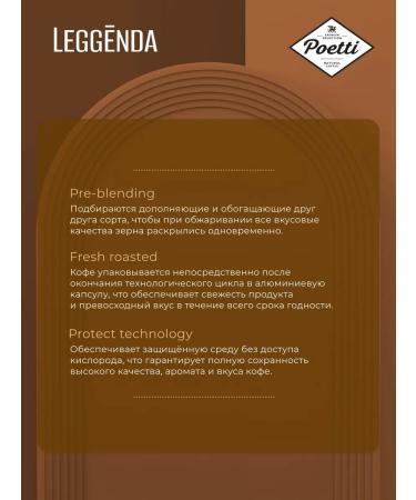 Poetti Coffee in Leggenda Sienna capsules 10 capsules (Nespresso type) - Buy Online on GoSupps.com