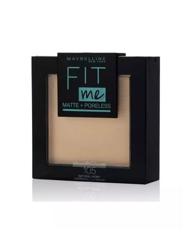 Maybelline New York Facial Fit Me Fit Mating tone 105 Natural Ivory 9g - Buy Online on GoSupps.com