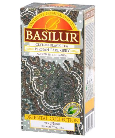 Basilur Black tea with bergamot Erl Gray in Persian 25x2 packages - Buy Online on GoSupps.com