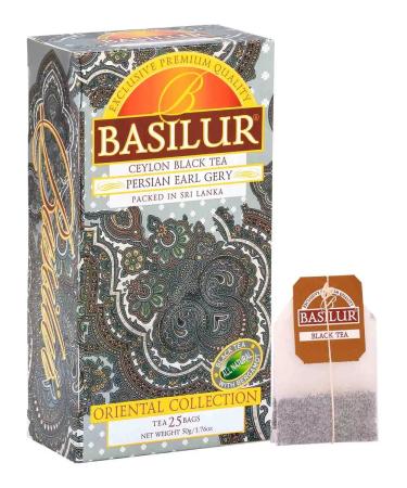 Basilur Black tea with bergamot Erl Gray in Persian 25x2 packages - Buy Online on GoSupps.com