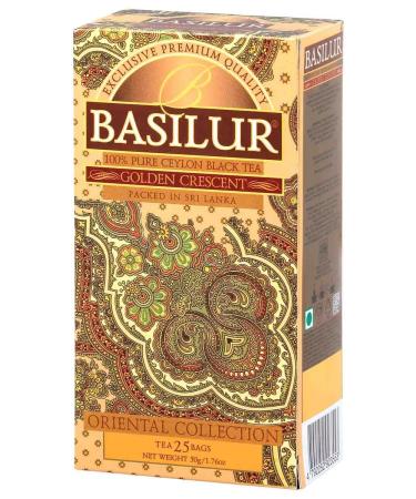 Basilur Tea Black Eastern Collection "Golden Month" 25x2 packages - Buy Online on GoSupps.com