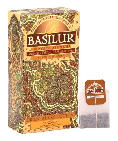 Basilur Tea Black Eastern Collection "Golden Month" 25x2 packages - Buy Online on GoSupps.com