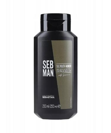 SEBASTIAN PROFESSIONAL Sebman 3 in 1 shampoo for hair beards and bodies 250ml