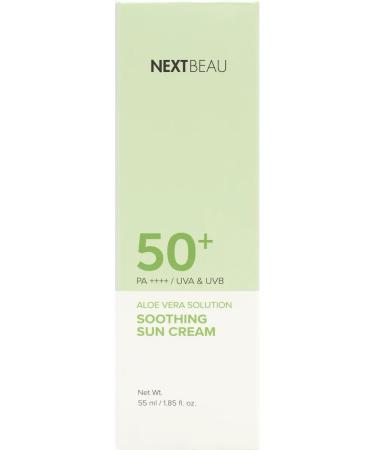 Nextbeau Korea facial face cream with Aloe SPF 50+ extract - Buy Online on GoSupps.com