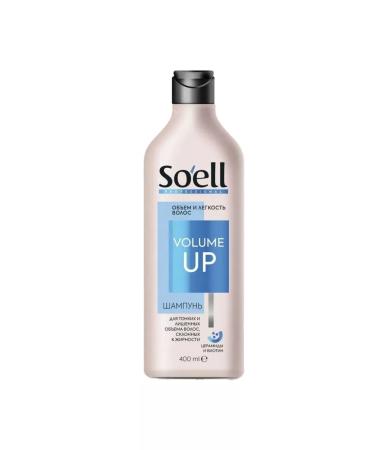 Soell Volume Up sole shampoo volume and lightness of hair 400 ml - Buy Online on GoSupps.com