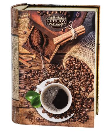 GET&JOY Coffee ground gift with taste in a tin book 150 g - Buy Online on GoSupps.com