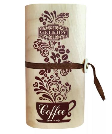 GET&JOY Ground coffee in a wooden tube Brazil 100 g