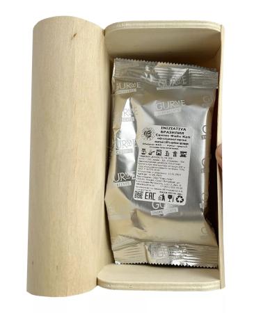GET&JOY Ground coffee in a wooden tube Brazil 100 g - Buy Online on GoSupps.com